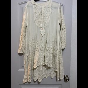 Magnolia Pearl European Eyelet Tunic